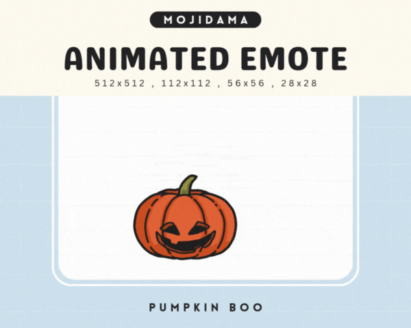 Bear Pumpkin Boo Emotes
