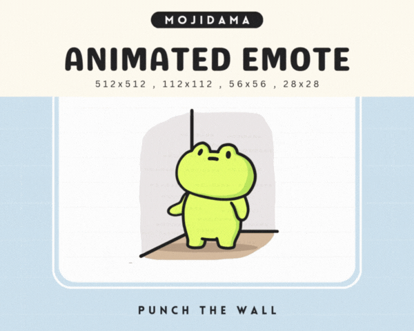 Frog Punch Wall Emotes
