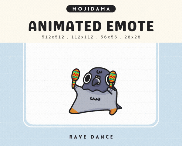 Pigeon Rave Dance Emotes