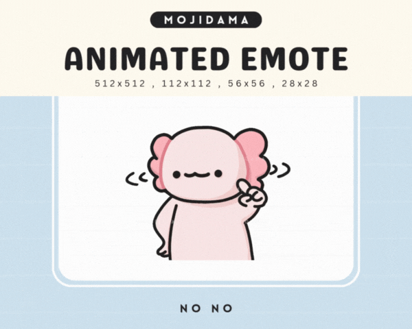 Axolotl No No Emotes