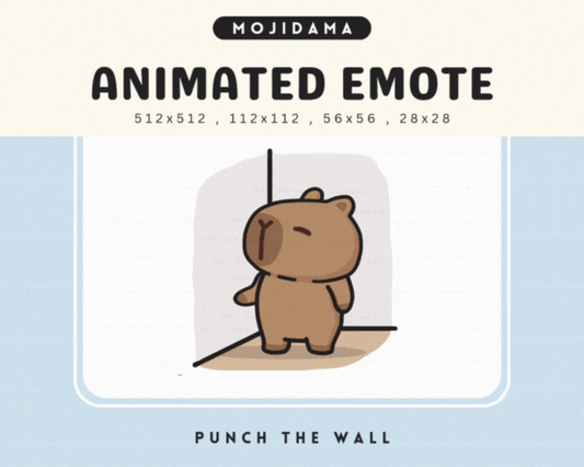 Capybara Punch Wall Emotes