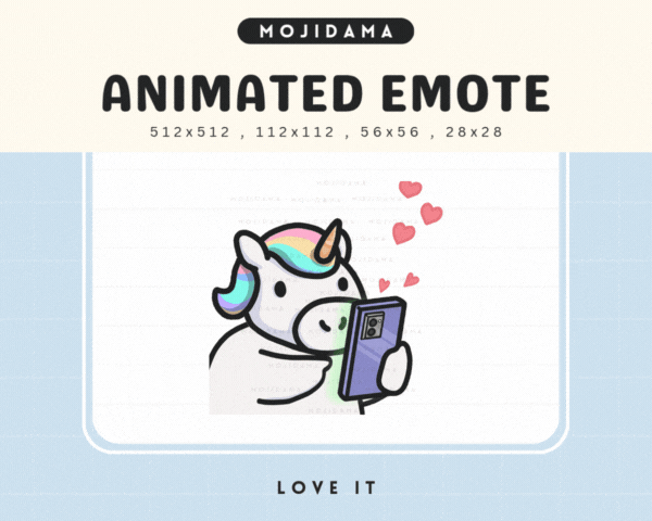 Unicorn Love It Emotes