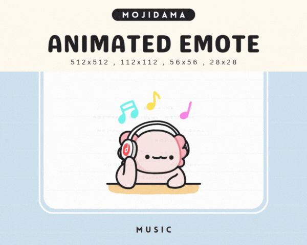 Axolotl Music Emotes