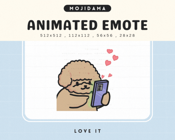 Poodle Love It Emotes