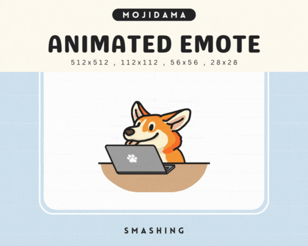Corgi Smashing Emotes