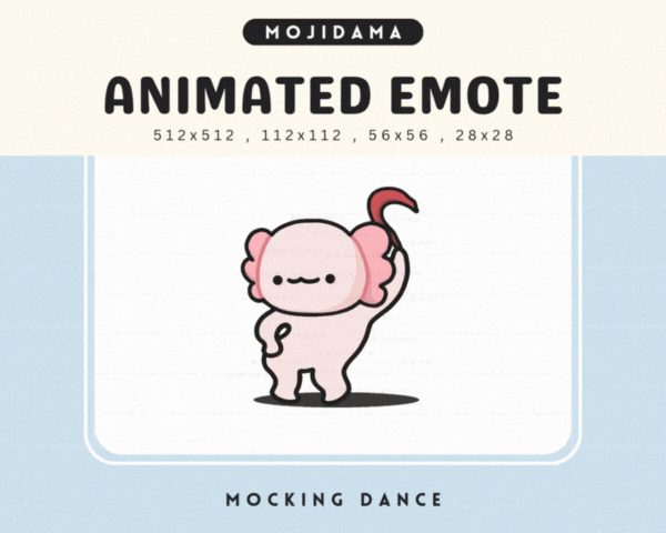Axolotl Mocking Dance Emotes