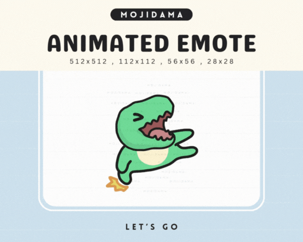 T-Rex Lets Go Emotes