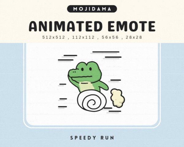 Croco Speedy Run Emotes