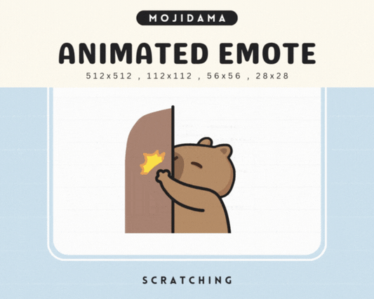 Capybara Scratchy Emotes