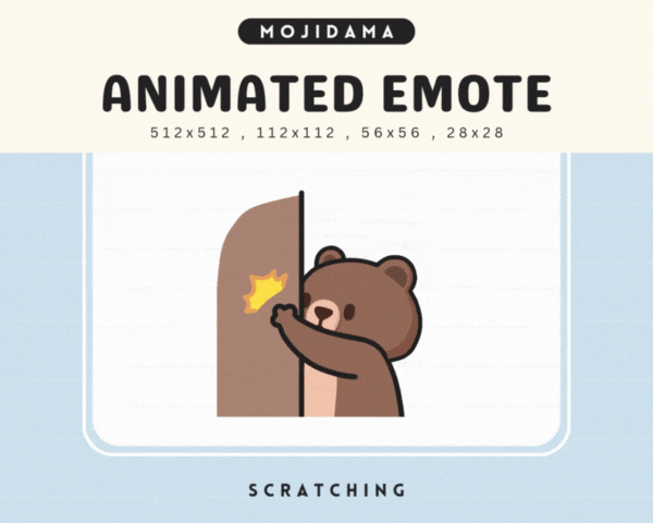 Bear Scratchy Emotes