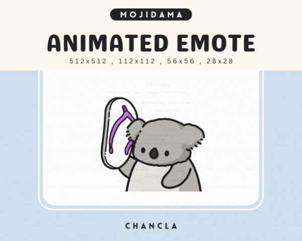 Koala Chancla Emotes