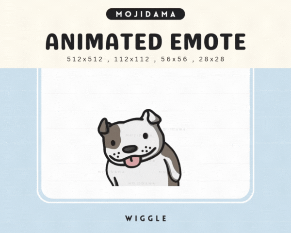Pitbull Wiggle Emotes