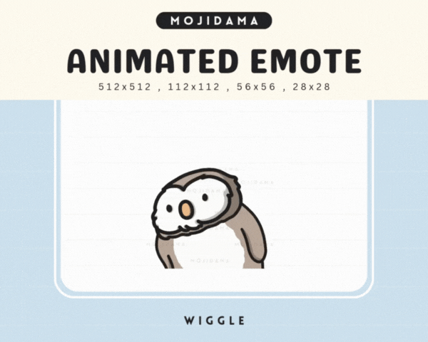 Owl Wiggle Emotes