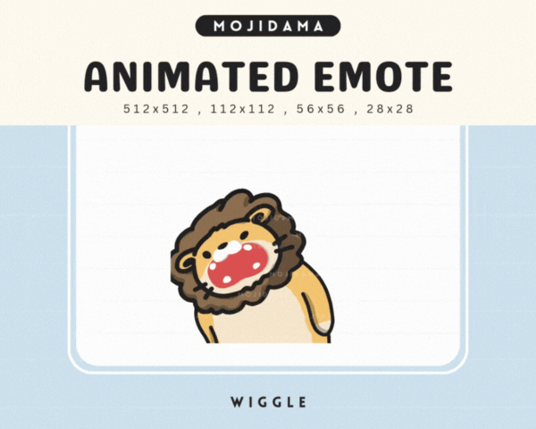 Lion Wiggle Emotes