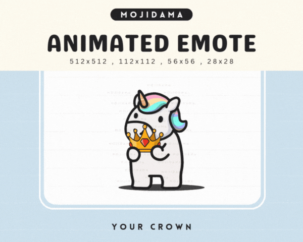 Unicorn Your Crown Emotes