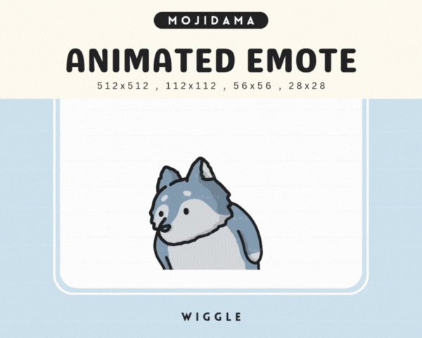 Wolf Wiggle Emotes