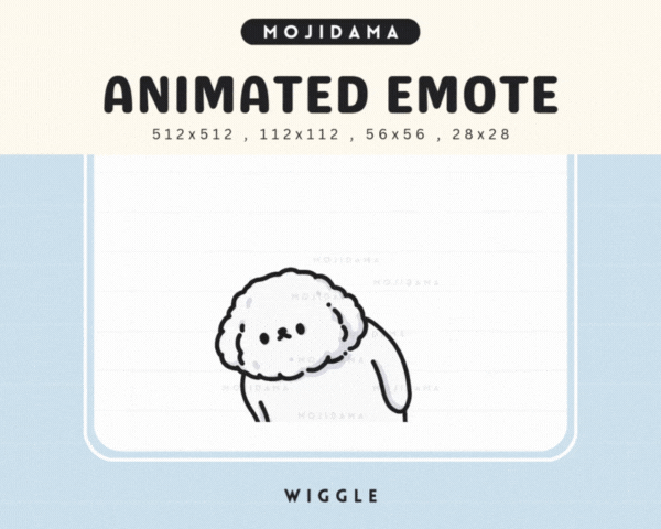 Maltese Wiggle Emotes