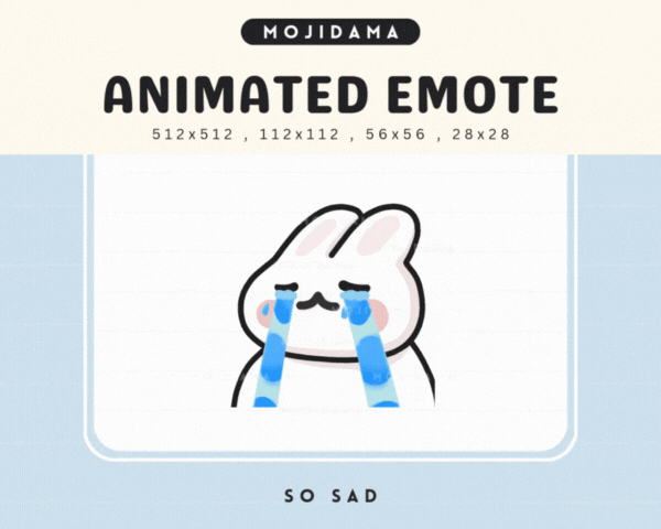 Bunny So Sad Emotes