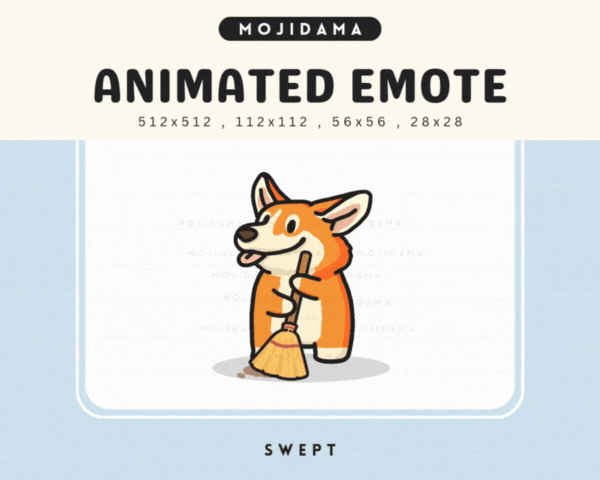 Corgi Broom Emotes