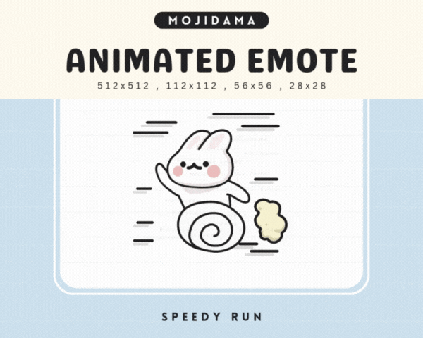 Bunny Speedy Run Emotes
