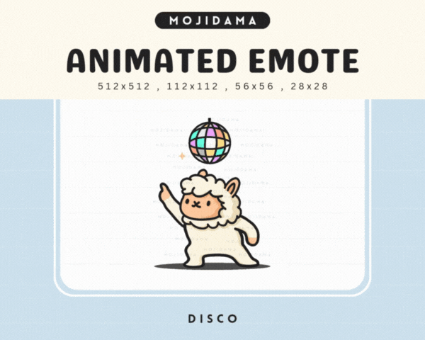 Alpaca Disco Emotes