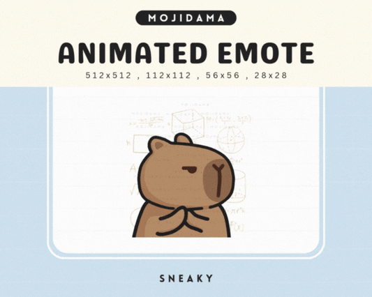 Capybara Sneaky Emotes