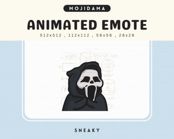 Cute Ghost Sneaky Emotes