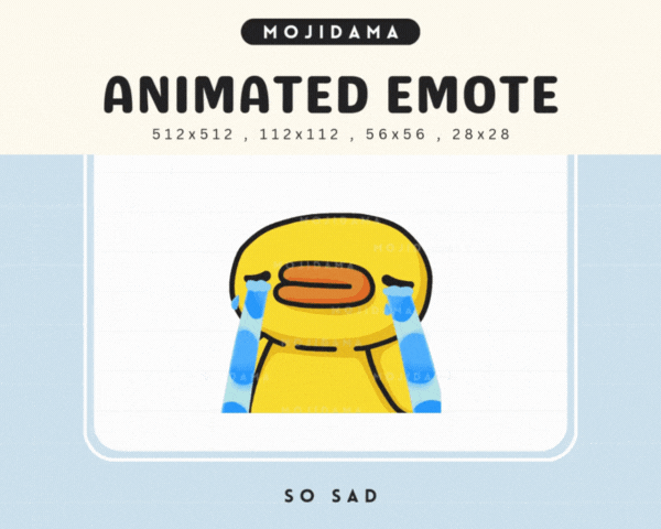 Duck So Sad Emotes