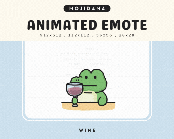 Croco Wine Emotes