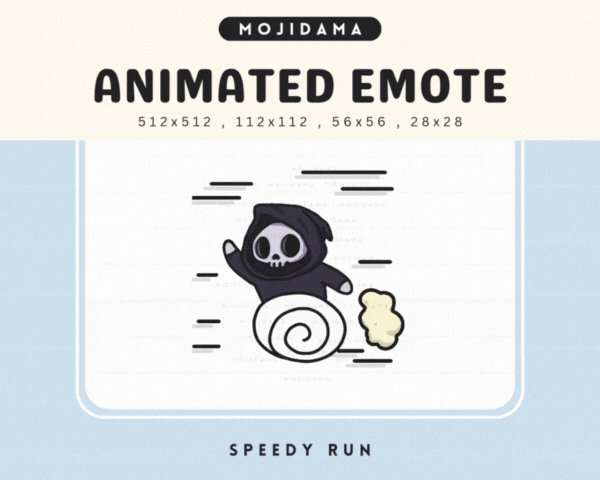 Skull Speedy Run Emotes