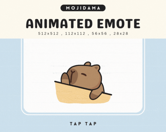 Capybara Tap Tap Emotes