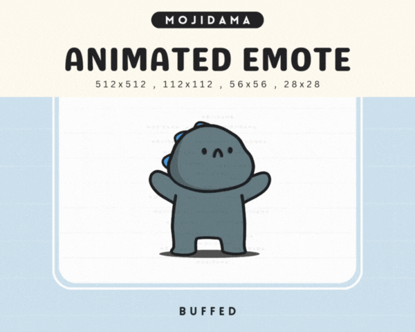 Godzilla Buffed Emotes