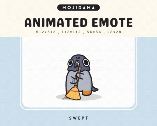 Pigeon Broom Emotes