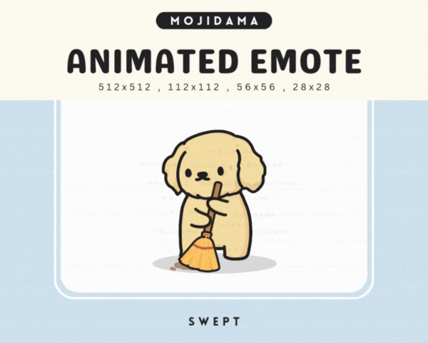 Golden Retriever Broom Emotes