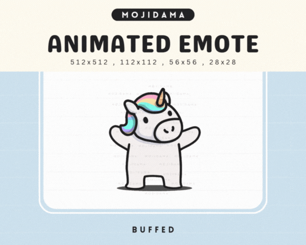 Unicorn Buffed Emotes