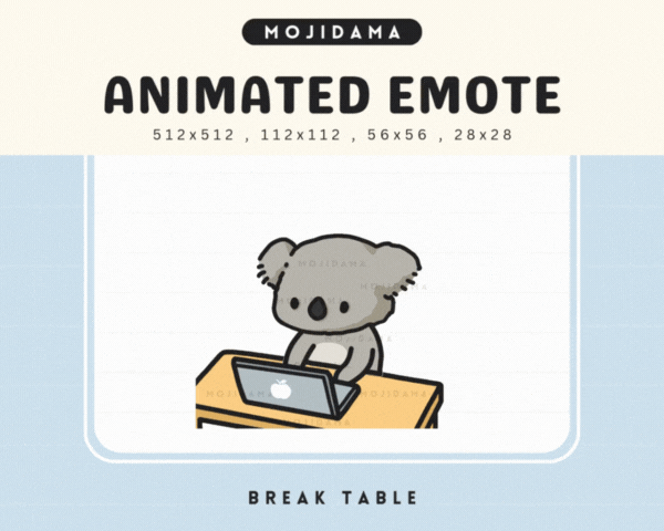 Koala Break Table Emotes