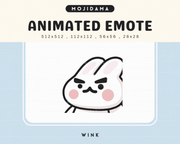 Bunny Wink Emotes