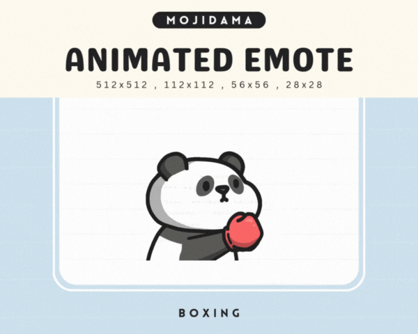 Panda Boxing Emotes