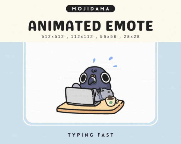 Pigeon Typing Fast Emotes