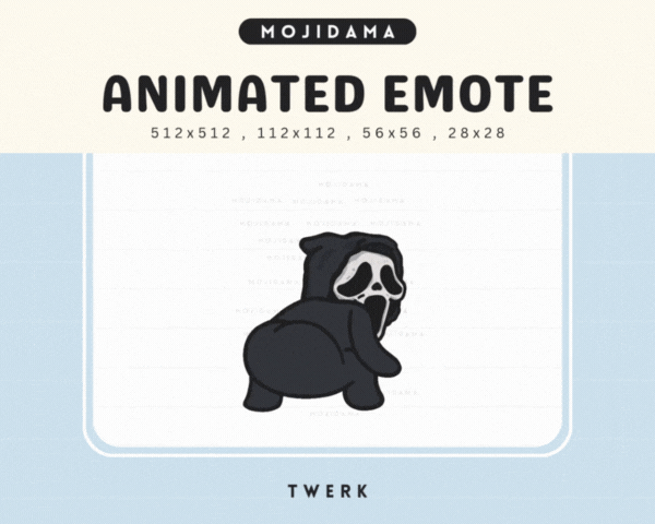 Cute Ghost Twerk Emotes