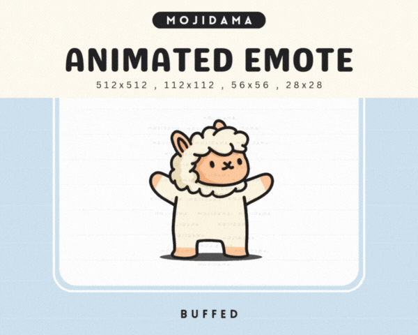 Alpaca Buffed Emotes