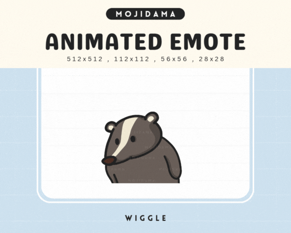 Skunks Wiggle Emotes