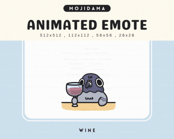 Pigeon Wine Emotes