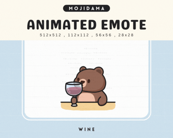 Bear Wine Emotes