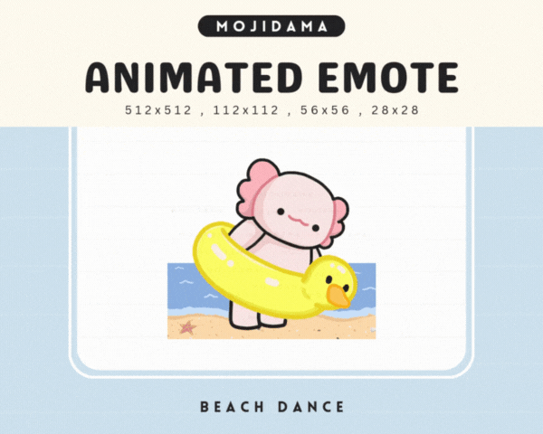 Axolotl Beach Dance Emotes
