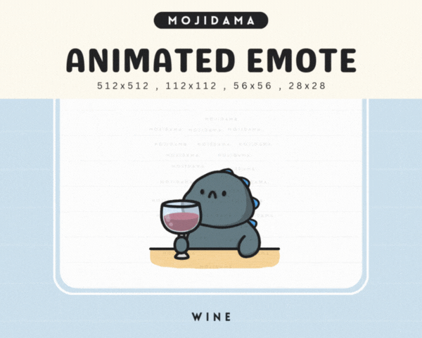 Godzilla Wine Emotes