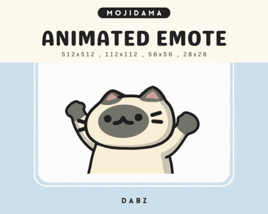 Cat Cream Black Dabz Emotes