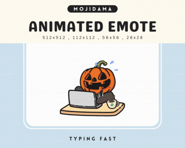 Pumpkin Typing Fast Emotes