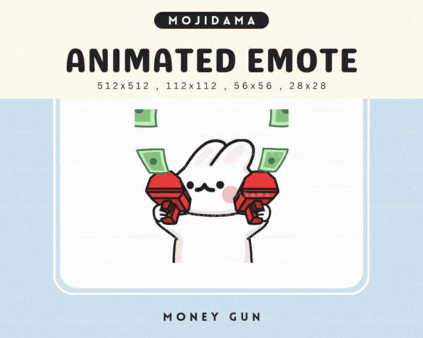 Bunny Money Gun Emotes