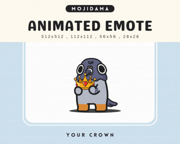 Pigeon Your Crown Emotes